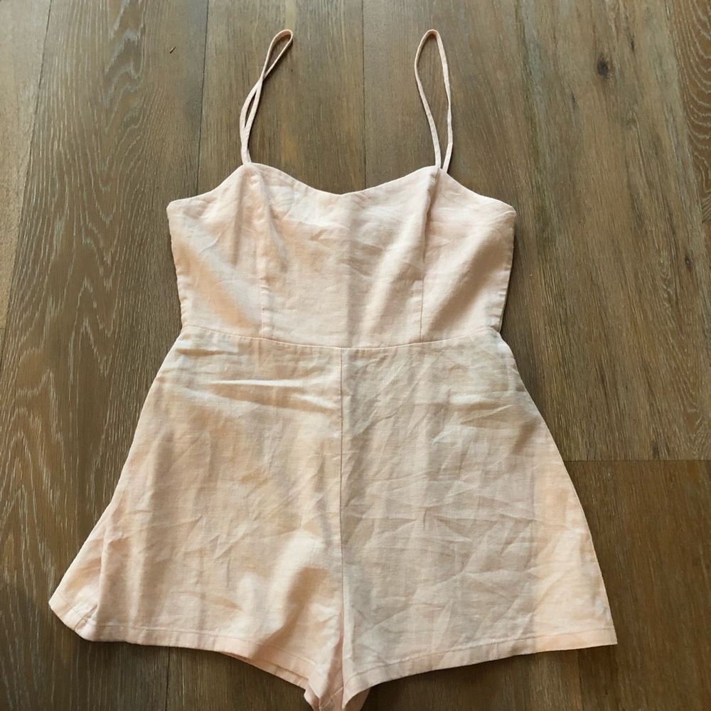 F21 blush romper 💕